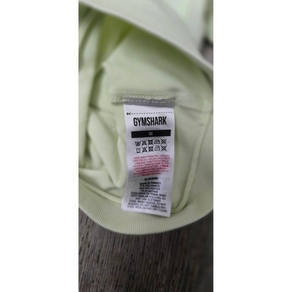 GYMSHARK‎ Flex Cycling Shorts, Size Medium Logo High Waisted - Picture 7 of 9